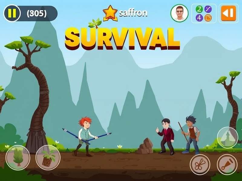 Saffron Survival Game Screenshot